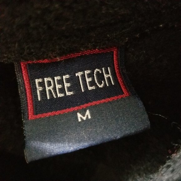 Free Tech vest Medium sleeveless fleece full zip up pockets layering winter fall - Picture 11 of 12